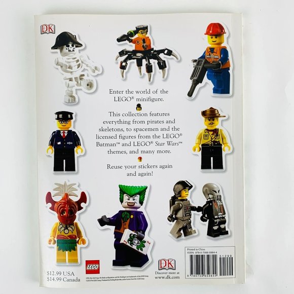 LEGO Bundle Minifig Sticker Book, Wrapping Paper, 30580 Santa Claus Skiing New - Picture 5 of 15